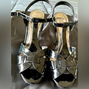 BCBG Girls PL-Luanax / Black / Pantened Leather Heel